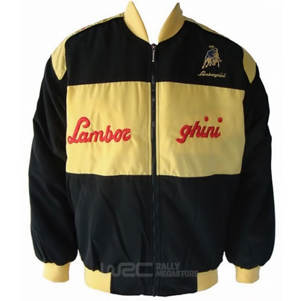 BLOUSON LAMBORGHINI NOIR ET JAUNE | WRC Rally Mega.Store
