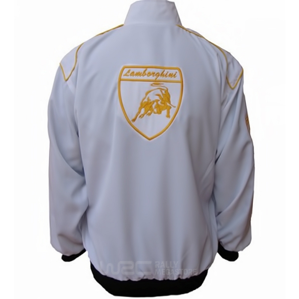 BLOUSON LAMBORGHINI BLANC | WRC Rally Mega.Store