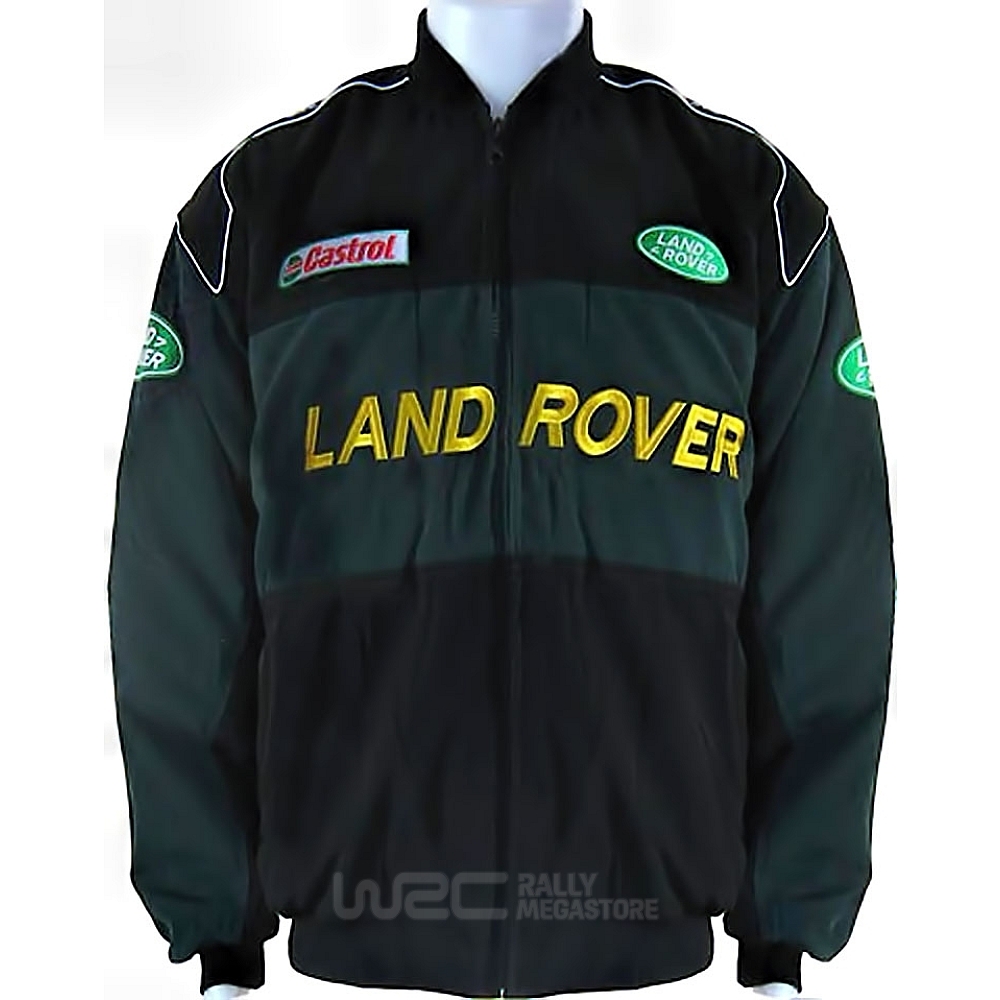 BLOUSON LAND-ROVER NOIR ET VERT | WRC Rally Mega.Store