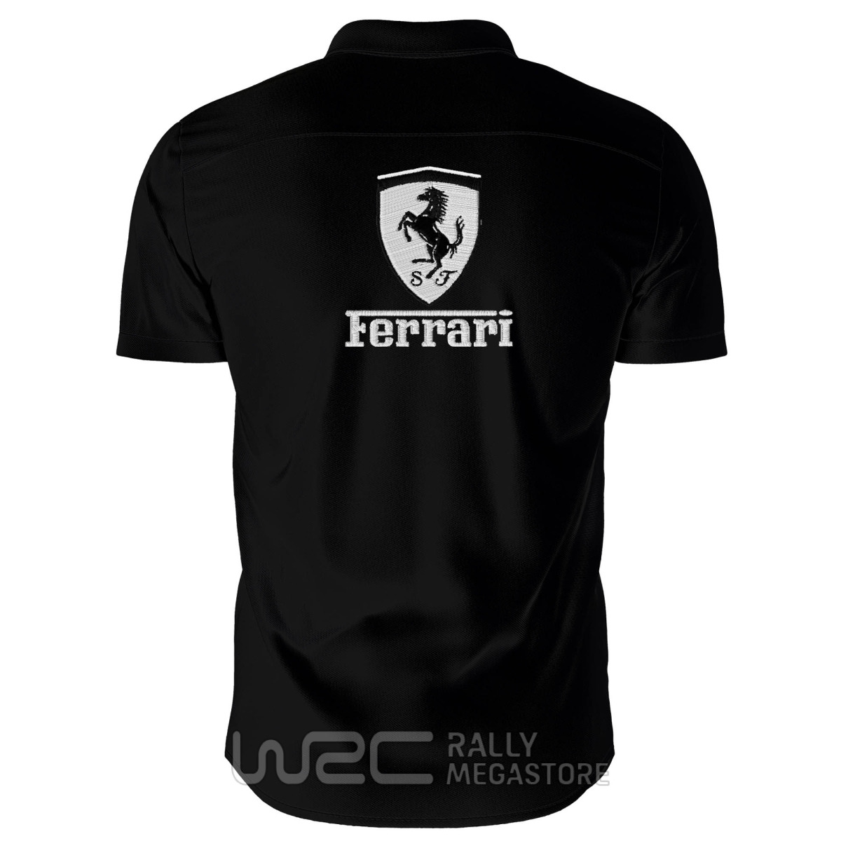 CHEMISE FERRARI BLACK WHITE