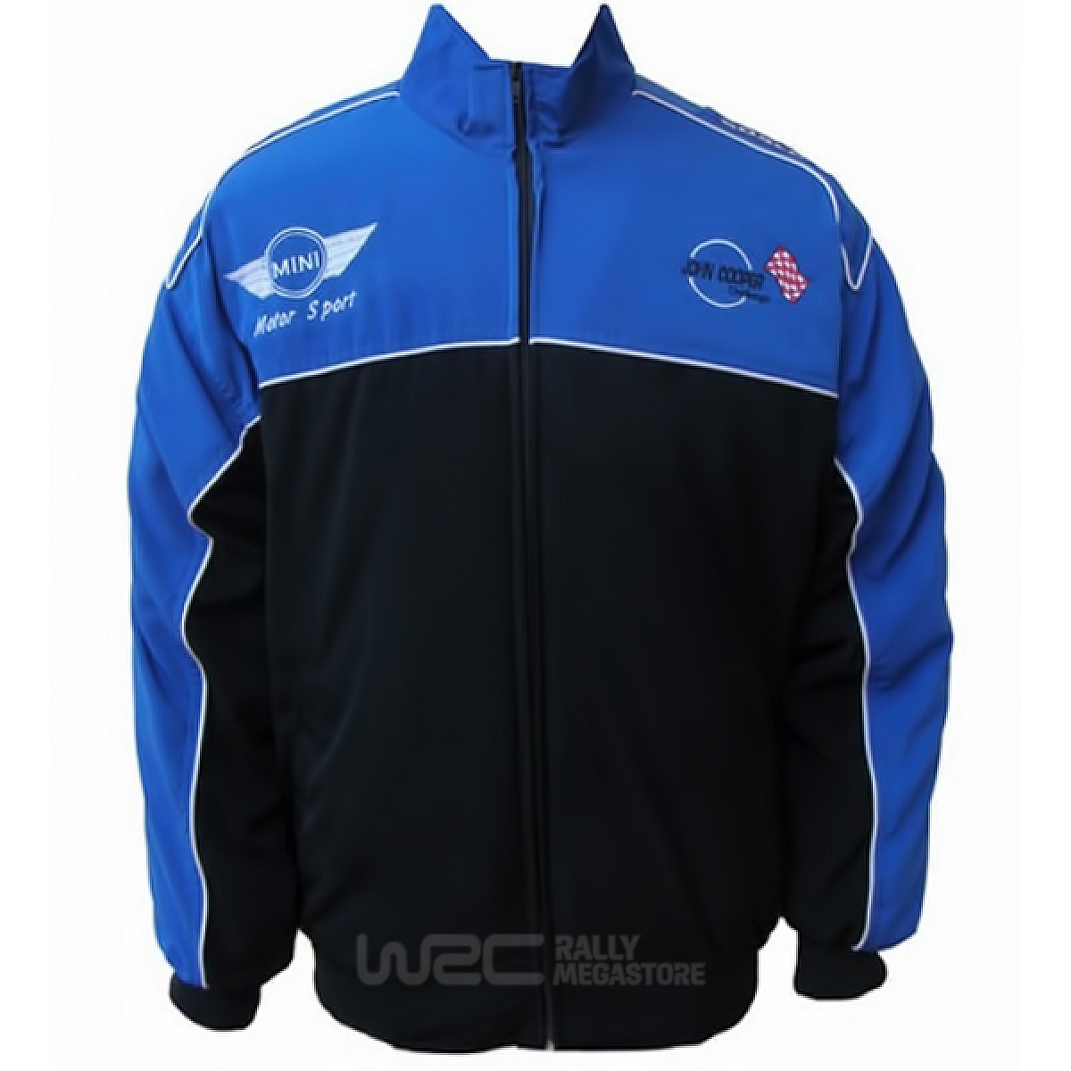 BLOUSON MINI COOPER BLEU ET NOIR | WRC Rally Mega.Store