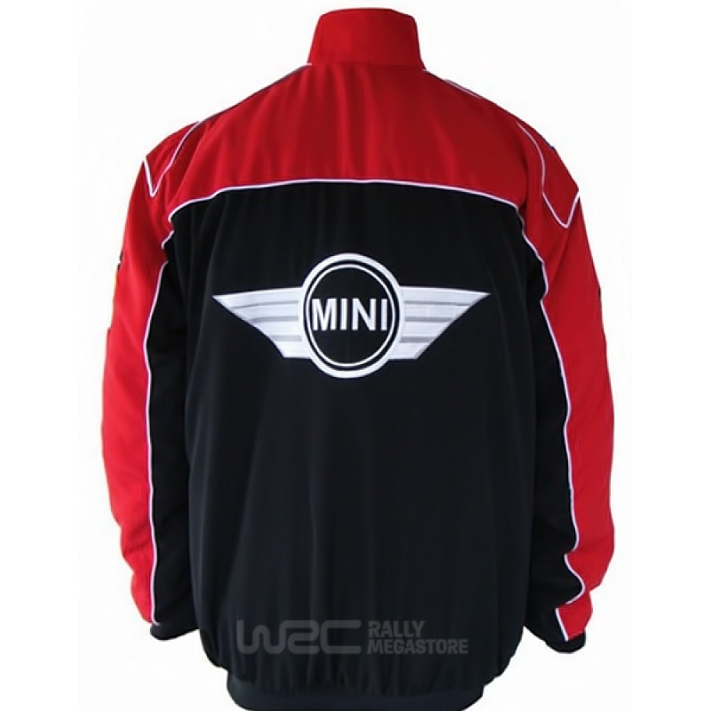 BLOUSON MINI COOPER ROUGE ET NOIR | WRC Rally Mega.Store